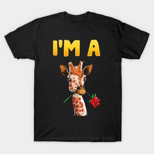 Cute & Funny I'm A Giraffe Adorable Giraffes T-Shirt